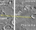 Три кратера на Марсе получили имена российских городов