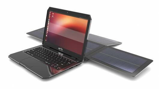 SOL - ноутбук на ОС Ubuntu, который работает от солнечной энергии