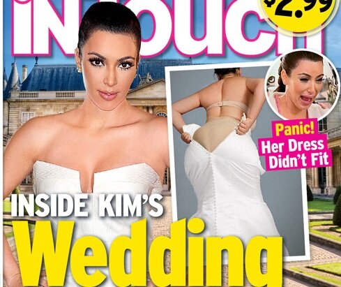 Ким Кардашьян не влезла в свадебное платье