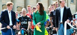 Кейт Миддлтон и принц Уильям открыли самую известную велогонку мира «Тур де Франс»