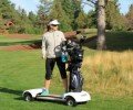 GolfBoard новое устройство с помощью которого можно легко передвигаться по зеленым склонам