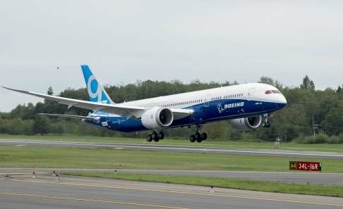 Первый полёт Boeing 787-9 Dreamliner